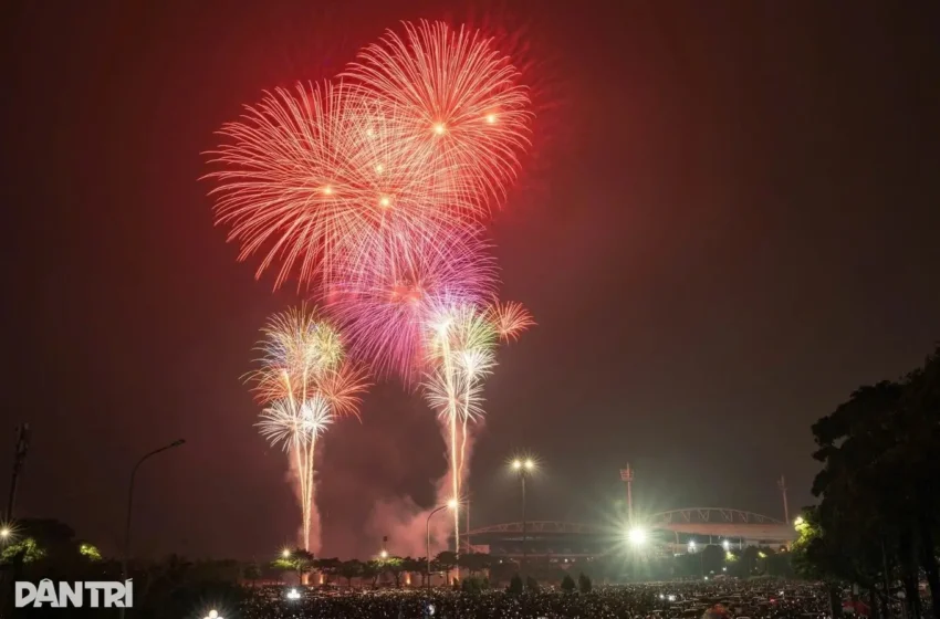  Hà Nội bắn pháo hoa tối 28/4