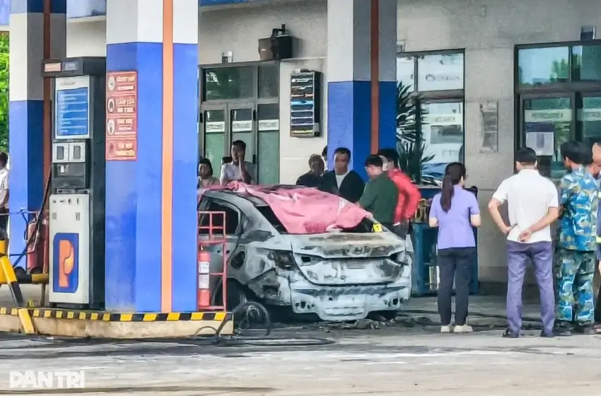  Vụ cháy ô tô 2 người tử vong: Xe chứa nhiều pin, bình ắc quy đã sạc đầy